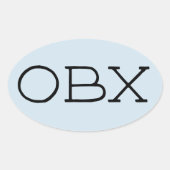 Äußere Banken - Aufkleber 3 (Vorderseite)