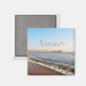 Äußere Banken Pier Magnet (Vorderseite/Rückseite)