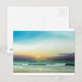 Äußere Banken Sunrise Postkarte (Vorne/Hinten)