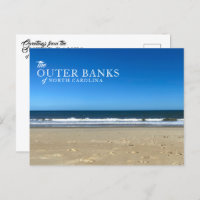 Äußere Banken wecken Postkarten