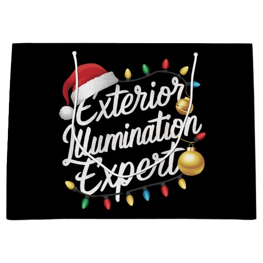 Äußere Belichtung Experte Weihnachtsbeleuchtung De Große Geschenktüte (Vorderseite)