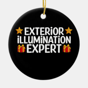 Äußere Belichtung Experte Weihnachtsbeleuchtung De Keramik Ornament