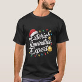 Äußere Belichtung Experte Weihnachtsbeleuchtung De T-Shirt (Vorderseite)