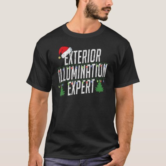 Äußere Belichtung Experte Weihnachtsbeleuchtung De T-Shirt (Vorderseite)