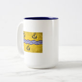 Äußere Hebriden - Na h-Eileanan Siar Zweifarbige Tasse (Vorderseite Links)