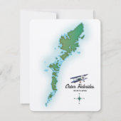 Äußere Hebriden - Schottland-Karte (Rückseite)