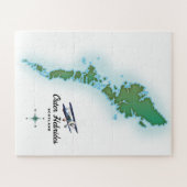 Äußere Hebriden - Schottland-Karte Puzzle (Horizontal)