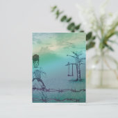 Äußere Knitterpost-Karte2 Postkarte (Stehend Vorderseite)