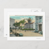 Äußere Sicht auf das Haus des Gerichtshofs Postkarte (Vorne/Hinten)