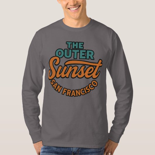 Äußere Sonnenuntergang T-Shirt (Vorderseite)