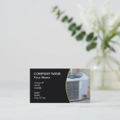 äußere Wärmepumpe Visitenkarte (Stehend Vorderseite)