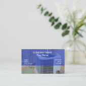 äußere Wärmepumpe Visitenkarte (Stehend Vorderseite)