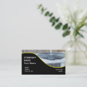 äußere Wärmepumpe Visitenkarte (Stehend Vorderseite)