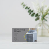 äußere Wärmepumpe Visitenkarte (Stehend Vorderseite)
