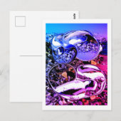 Äußere Weltraummüll-Kunst Postkarte (Vorne/Hinten)
