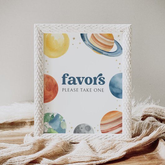 Äußere Weltraumpartei bevorzugt Unterzeichnung Poster