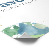 Äußere Weltraumpartei bevorzugt Unterzeichnung Poster (Ecke)