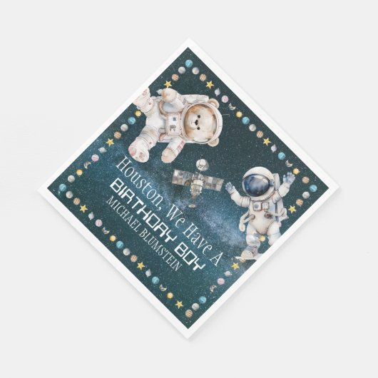 Äußere Weltraumzeitschrift Napkins Serviette (Ecke)