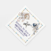 Äußere Weltraumzeitschrift Napkins Serviette (Ecke)