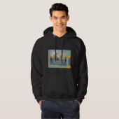 Äußerer Bank-North Carolina-Seashell u. Brandung Hoodie (Vorne ganz)