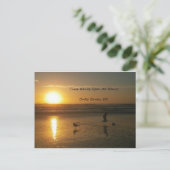 Äußerer Bank-Sonnenaufgang:  Diese Banken öffnen Postkarte (Stehend Vorderseite)