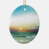 Äußerer Bank-Sonnenaufgang Keramikornament (Rechts)