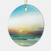 Äußerer Bank-Sonnenaufgang Keramikornament (Links)