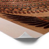 Äußerer Deckel des Sarkophags von Psametik I (664- Poster (Ecke)