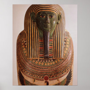 Äußerer Deckel des Sarkophags von Psametik I (664- Poster