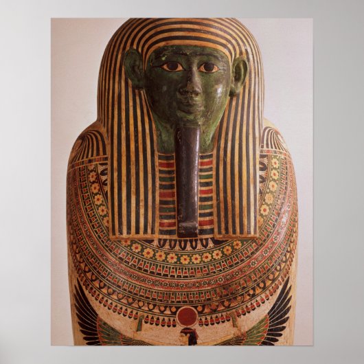 Äußerer Deckel des Sarkophags von Psametik I (664- Poster (Vorne)