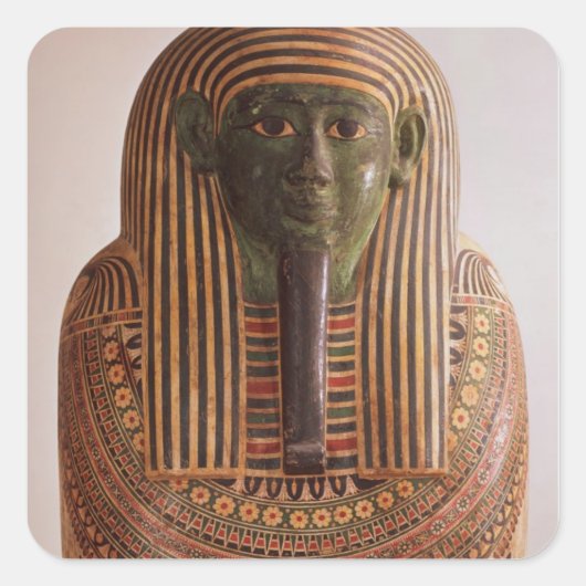 Äußerer Deckel des Sarkophags von Psametik I (664- Quadratischer Aufkleber (Vorderseite)