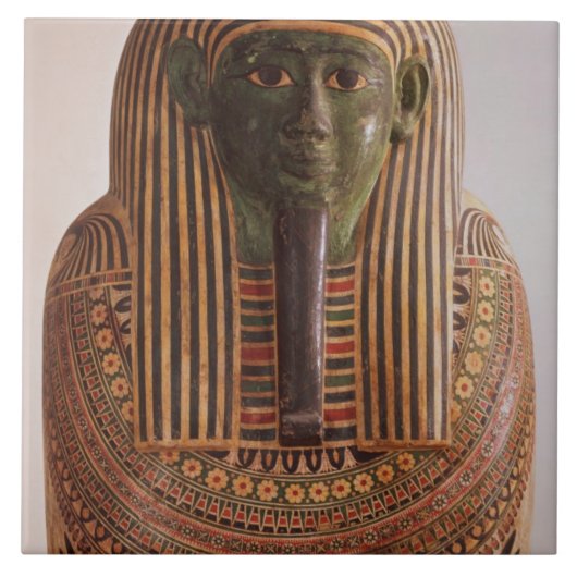 Äußerer Deckel des Sarkophags von Psametik I Fliese (Vorderseite)