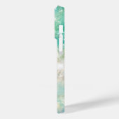 Äußerer Raum Turquoise Aquamarin Galactic Starry S Case-Mate iPhone Hülle (Rückseite / Links)