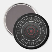 Äußerer Rim Outcast Magnet (Vorderseite/Rückseite)