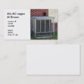 äußerer Wärmepumpe-Sicherheitskäfig Visitenkarte (Vorne/Hinten)