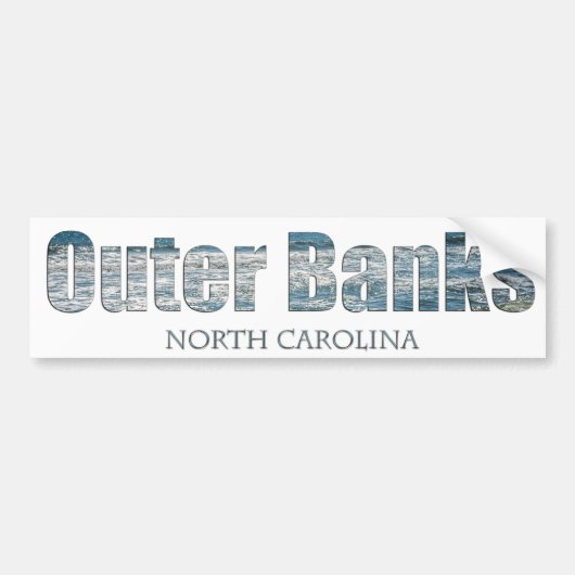 Äußeres Bank-North Carolina Autoaufkleber (Vorne)