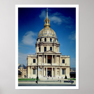 Äußeres der Kirche, angefangen 1676 (Foto) Poster