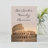 Äußeres des Colosseum, Rom, Italien Einladung (Stehend Vorderseite)