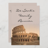 Äußeres des Colosseum, Rom, Italien Einladung (Vorne/Hinten)