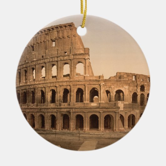 Äußeres des Colosseum, Rom, Italien Keramikornament (Vorne)