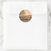 Äußeres des Colosseum, Rom, Italien Runder Aufkleber (Tasche)
