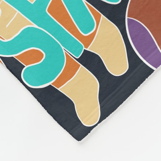 Äußeres Raumdoodmuster Fleecedecke (Ecke)