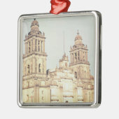 Äußeres von Mexiko- Citykathedrale Silbernes Ornament (Links)