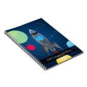 Äußeres Weltraumrakete-Schiff Notizblock (Rechte Seite)