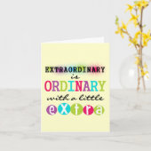 Außergewöhnlich Karte (Gelbe Blume)