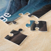 Außergewöhnlich lebendiges Portrait mit nordischen Puzzle (Seite)