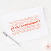 außergewöhnlich rechteckiger aufkleber (Umschlag)