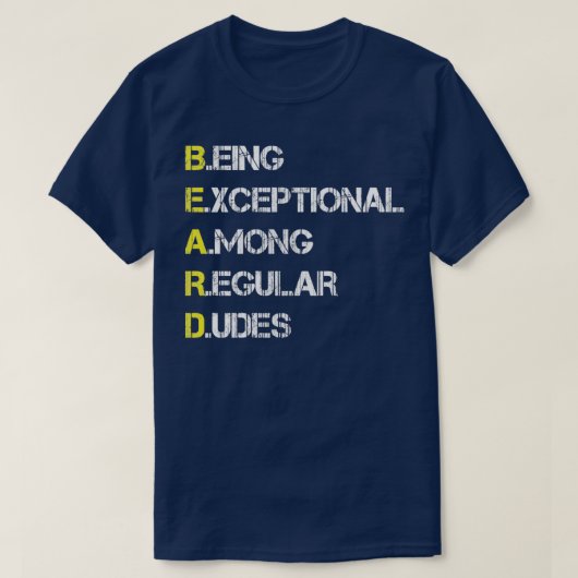 Außergewöhnlich unter normalen Typen T-Shirt (Design vorne)