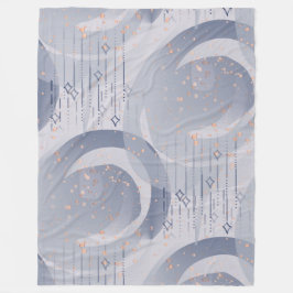 Außergewöhnliche Abstrakte Deko-Muster 1 Fleecedecke