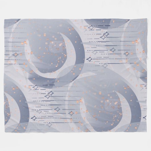 Außergewöhnliche Abstrakte Deko-Muster 1 Fleecedecke (Vorderseite (Horizontal))